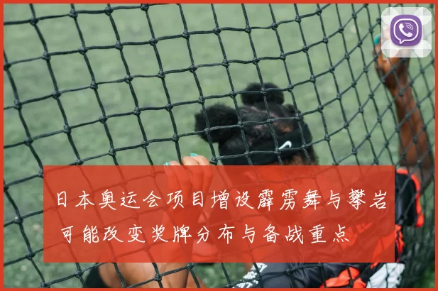 日本奥运会项目增设霹雳舞与攀岩 可能改变奖牌分布与备战重点